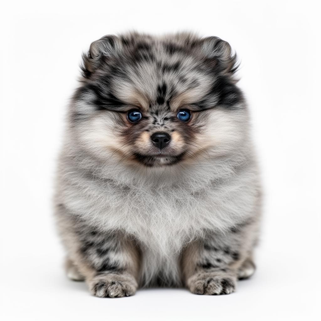 Pomerania Cara de Oso Merle